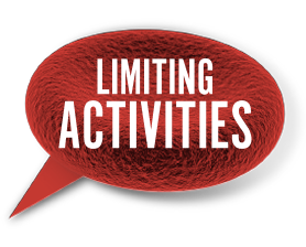 Limiting activities text
