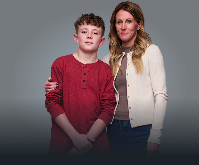 Mother and son